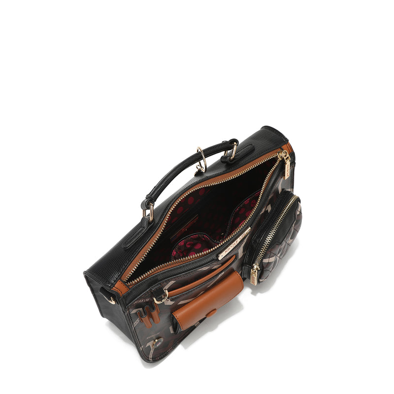 "GEOMETRIC" SMALL MESSENGER BAG