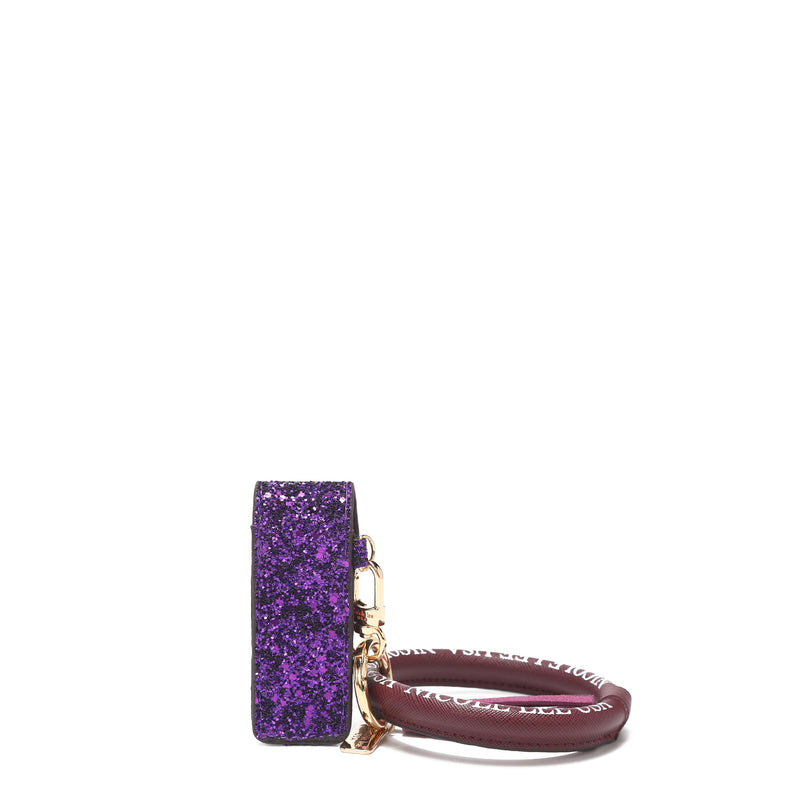 Bracelet keychain with lip brightness case
