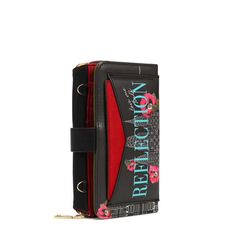 Foldable mobile case with shoulder function