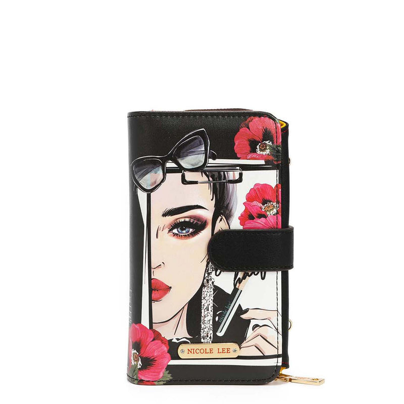 Foldable mobile case with shoulder function