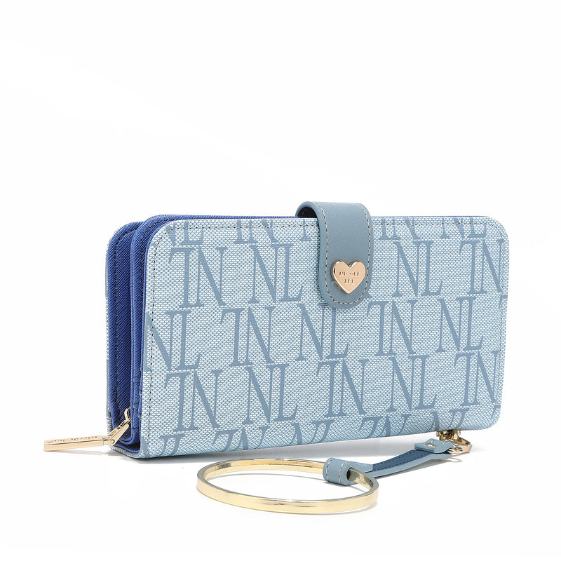 Fashion portfolio "nl" with zipper