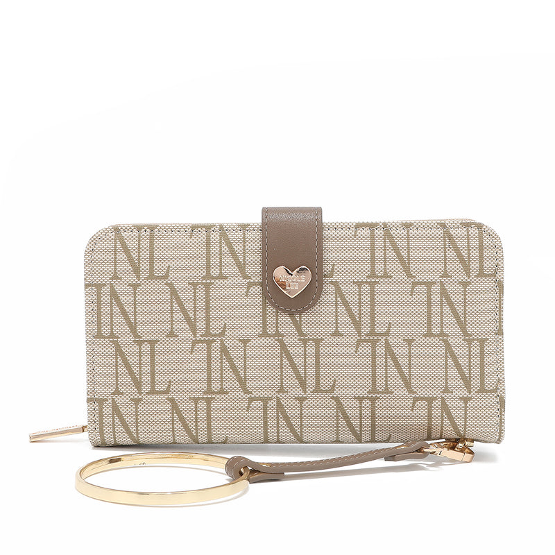 Fashion portfolio "nl" with zipper