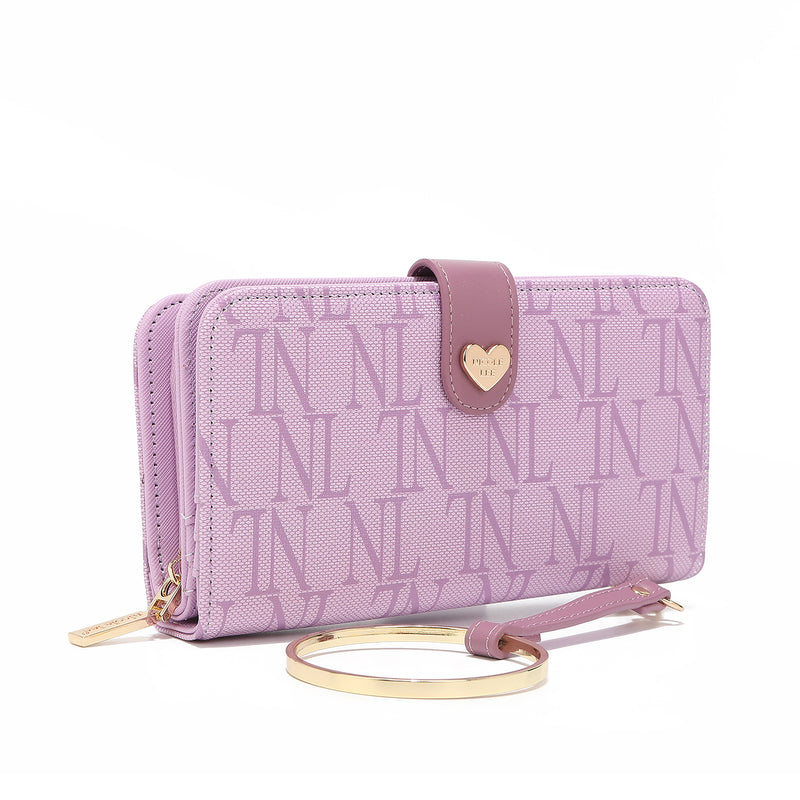 Fashion portfolio "nl" with zipper