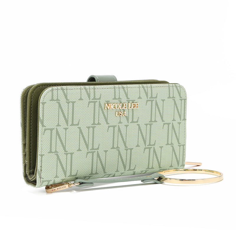 Fashion portfolio "nl" with zipper
