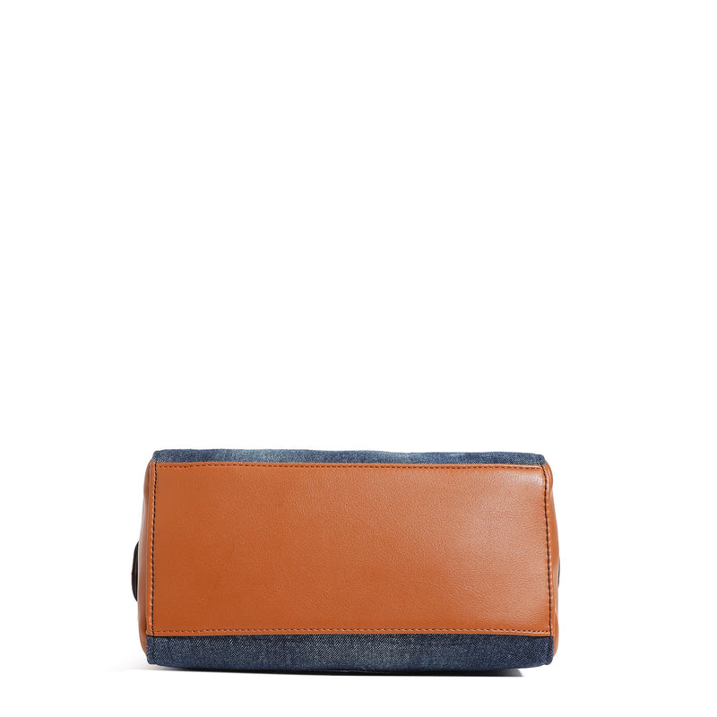 SMALL BOSTON MESSENGER BAG <tc>Denim</tc>