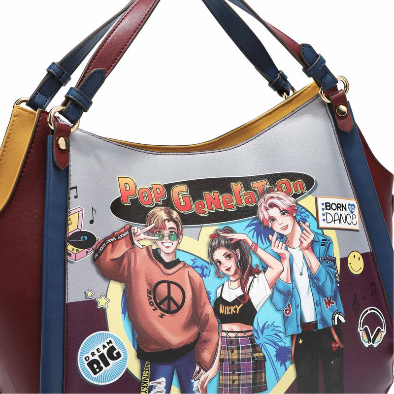 "POP GENERATION" HOBO BAG