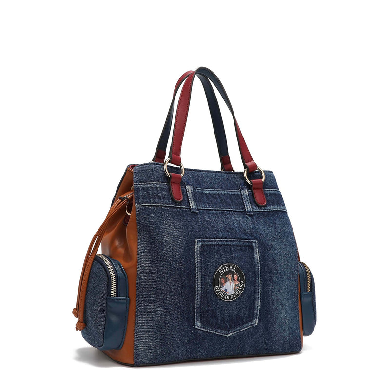 BUCKET BAG OF <tc>Denim</tc>