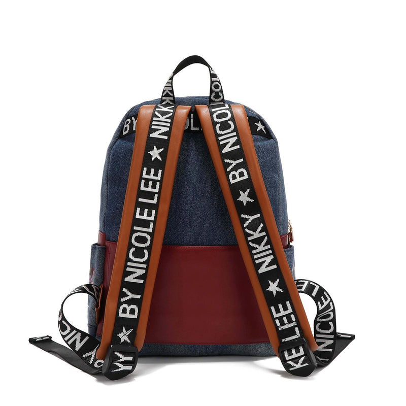 LARGE BACKPACK OF <tc>Denim</tc> WITH FLAP