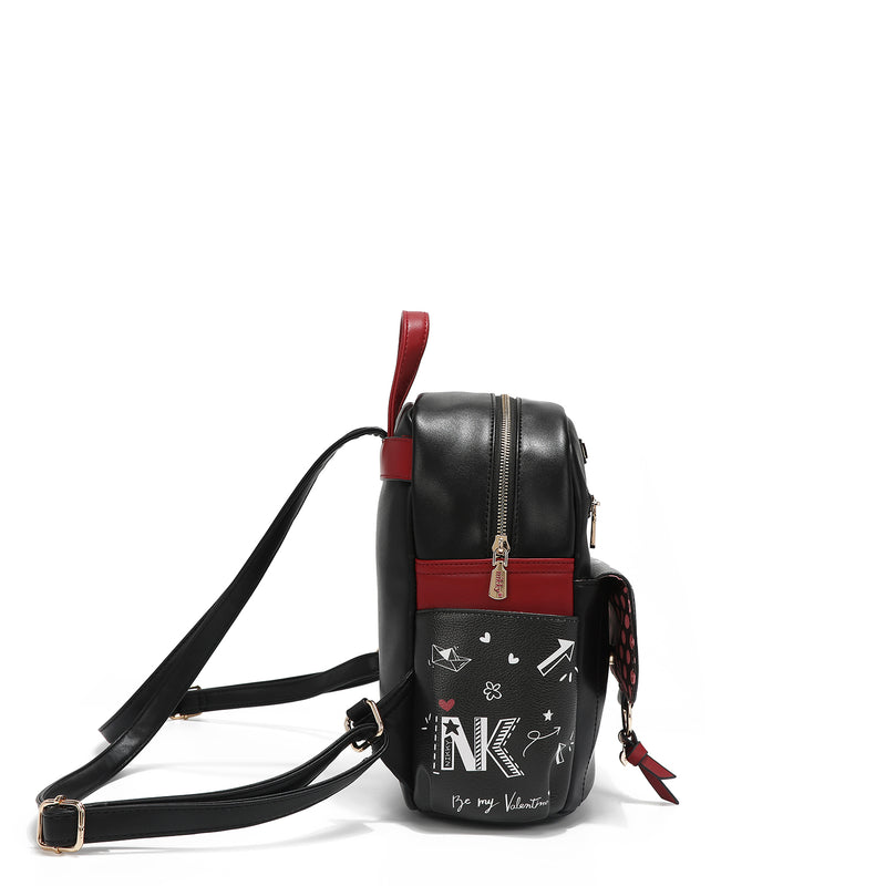 MEDIUM BACKPACK WITH FLAP "<tc><tc>Nikky</tc></tc> LOVE"