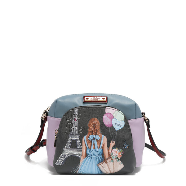 CROSSBODY BAG "<tc><tc>Bonjour Paris</tc></tc>"
