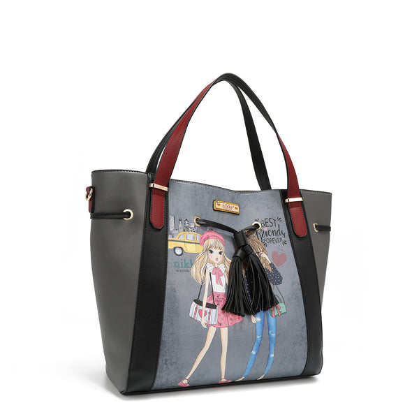 "FRIENDS LOOK ALIKE" SHOPPER BAG