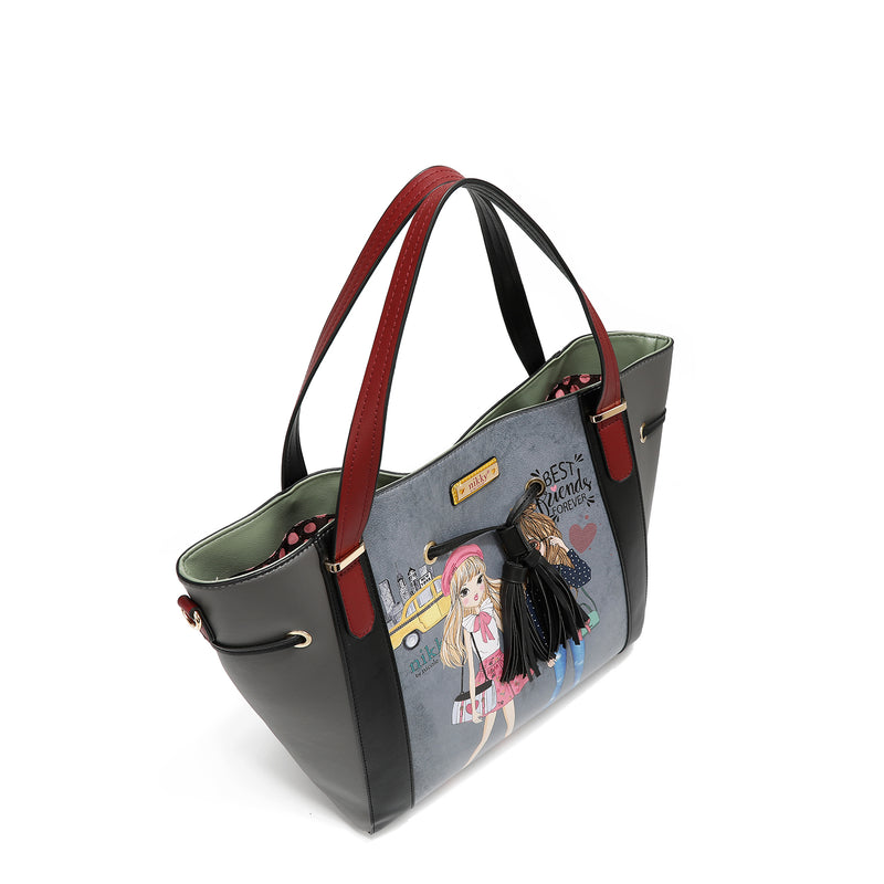 "FRIENDS LOOK ALIKE" SHOPPER BAG