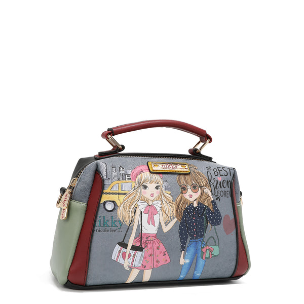 MEDIUM CROSSBODY BAG "FRIENDS LOOK ALIKE"