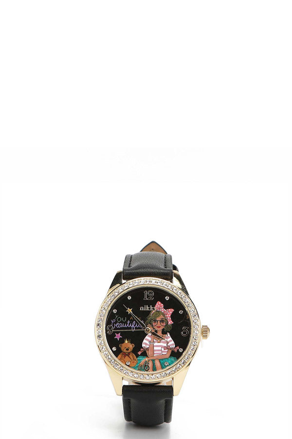 "Olivia" diamond watch