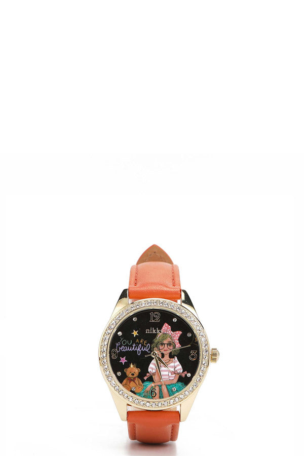 "Olivia" diamond watch