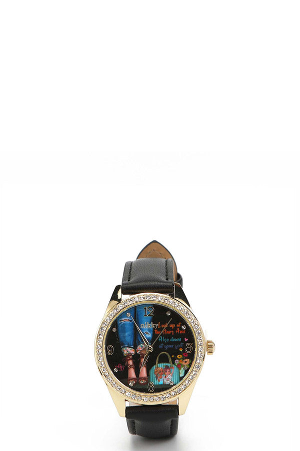 "Olivia" diamond watch