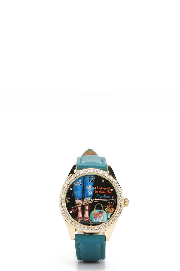 "Olivia" diamond watch