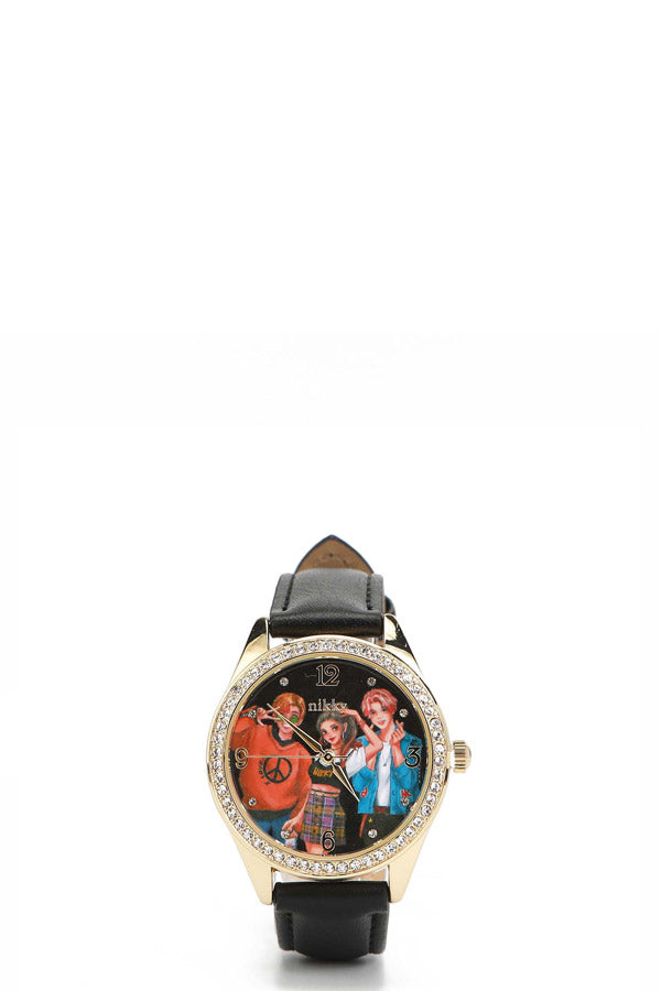 "Olivia" diamond watch