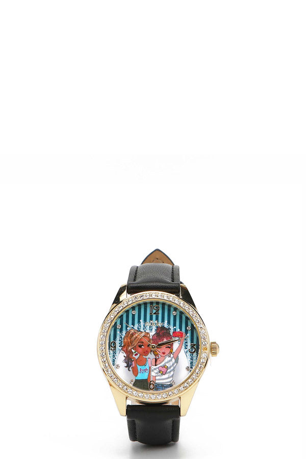 "Olivia" diamond watch