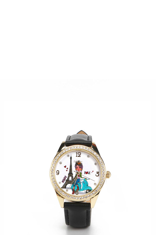 "Olivia" diamond watch