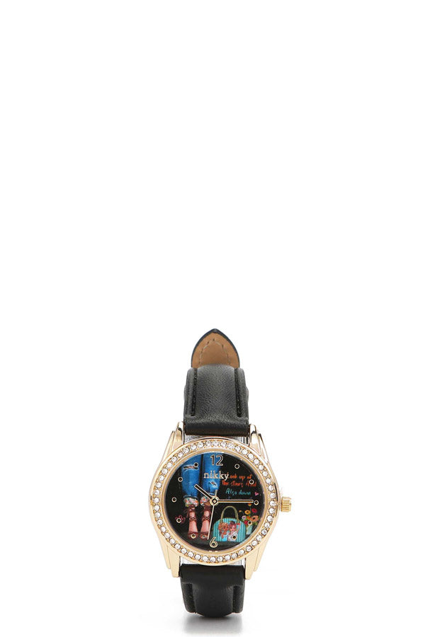 Small diamond watch "Vivian"