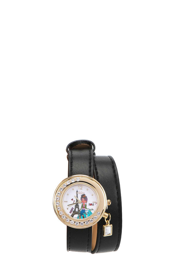 Wrap "Eva" clock