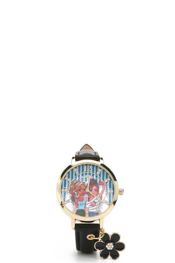 Fashion clock "Daisy"