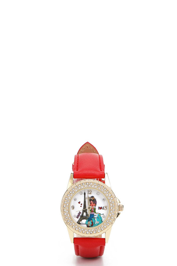 Double diamond medium watch "Sidney"