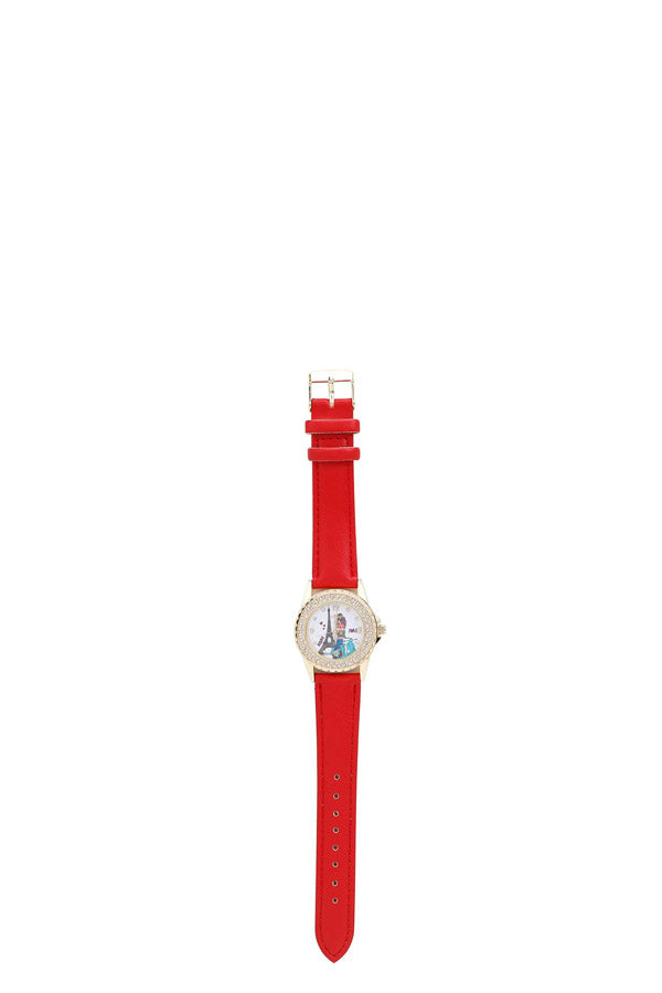 Double diamond medium watch "Sidney"