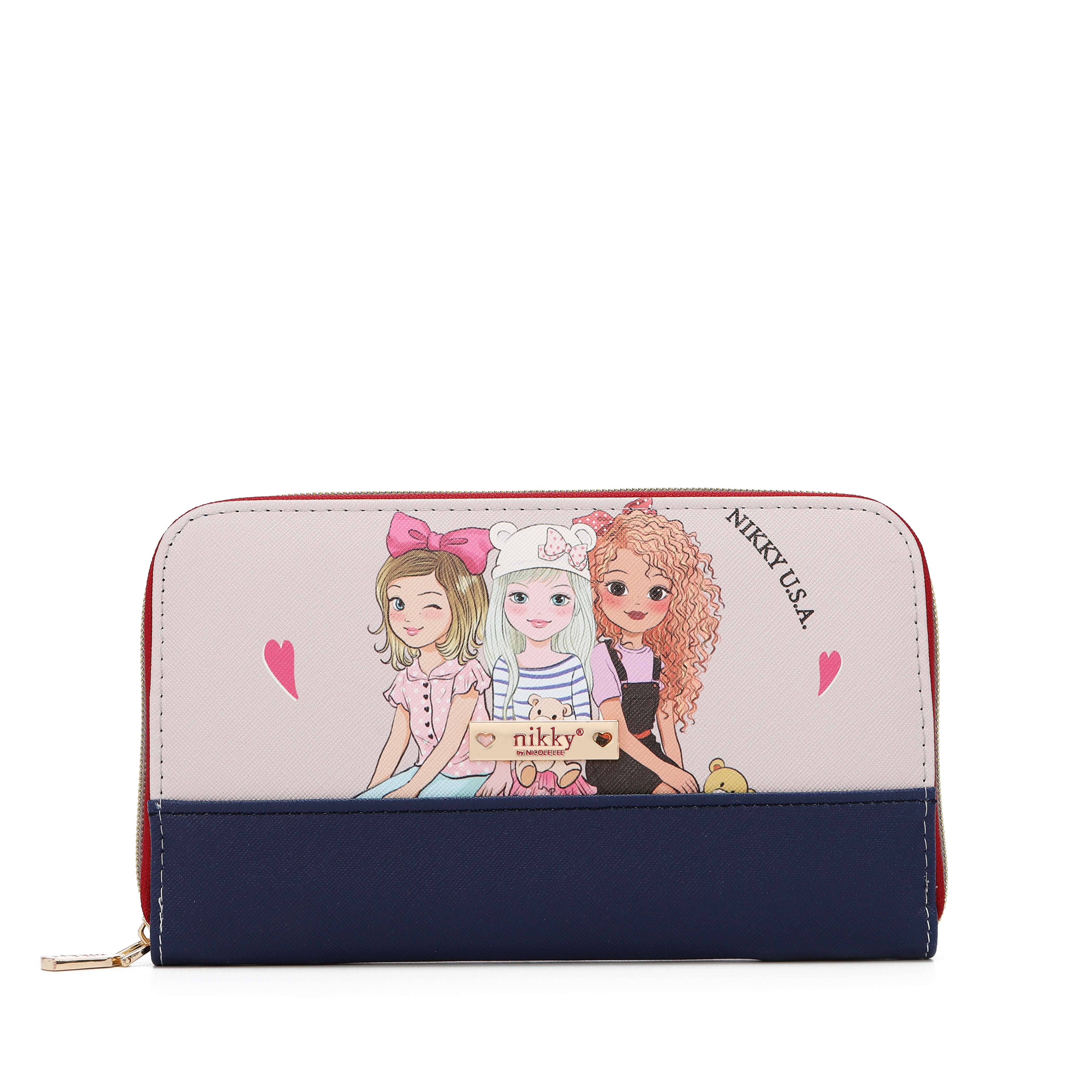 SET DE PINCELES DE MAQUILLAJE CON ESTUCHE NIKKY