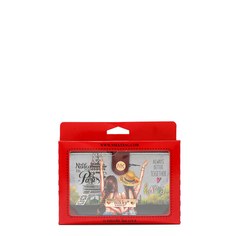 LARGE WALLET WITH DOUBLE CLOSURE PURSE <tc>NIKKY</tc>