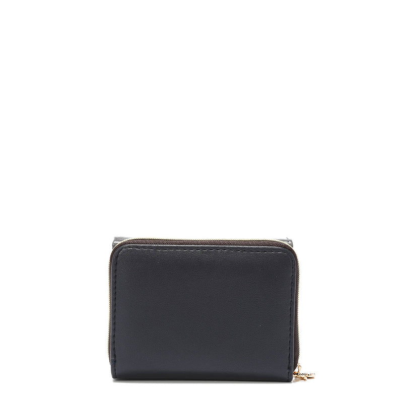 Portfolio with triple division + zipper purse