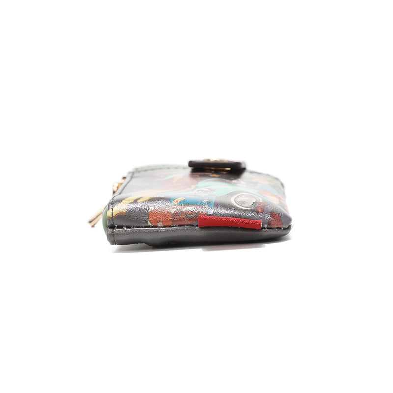 Mini cardboard with zip closure and pressure button