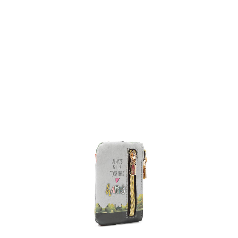 Mini cardboard with zip closure and pressure button