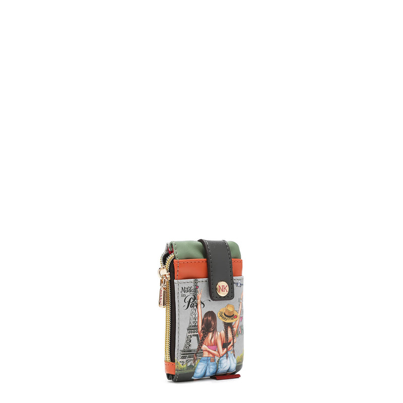 Mini cardboard with zip closure and pressure button