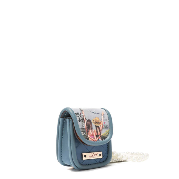 KEYCHAIN ​​WITH HEADPHONE HOLDER AND PEARL BRACELET <tc>NIKKY</tc>
