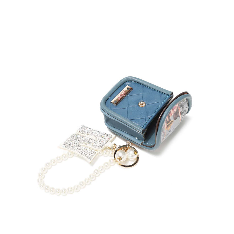 KEYCHAIN ​​WITH HEADPHONE HOLDER AND PEARL BRACELET <tc>NIKKY</tc>