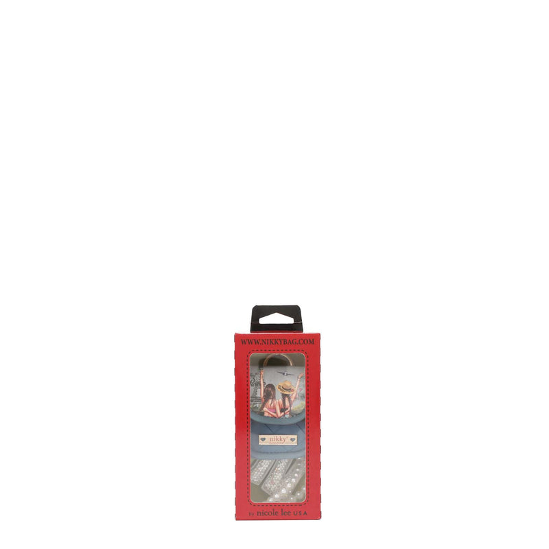 KEYCHAIN ​​WITH HEADPHONE HOLDER AND PEARL BRACELET <tc>NIKKY</tc>