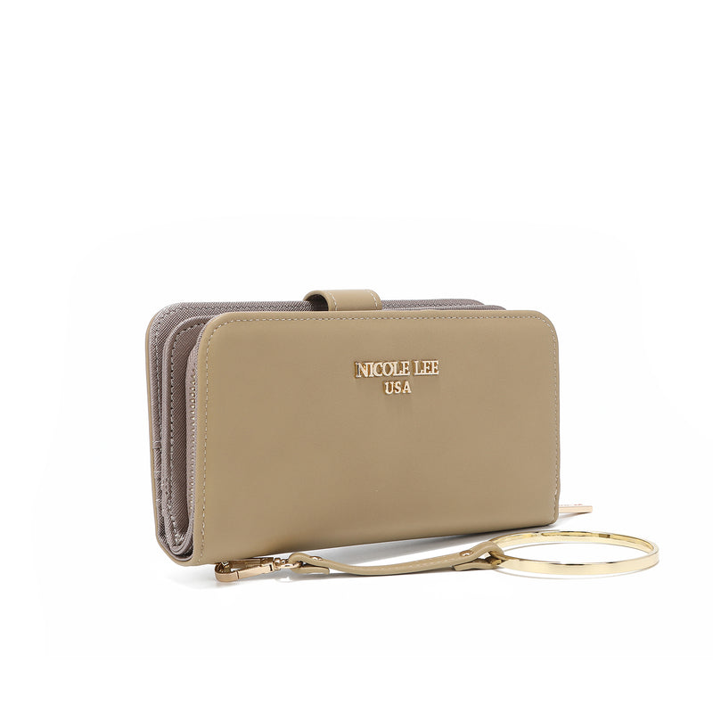 Fashion printed portfolio with zipper