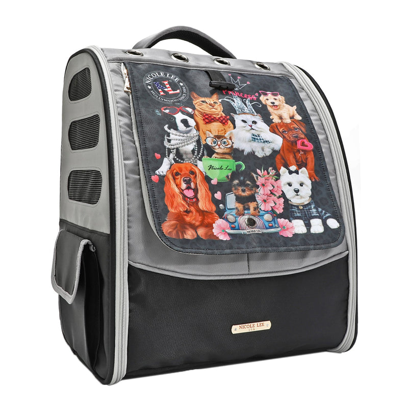 GRAY PET CARRIER BACKPACK