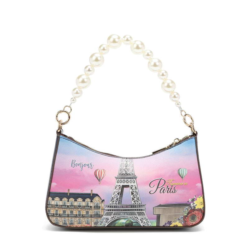 Shoulder bag with pearl handle