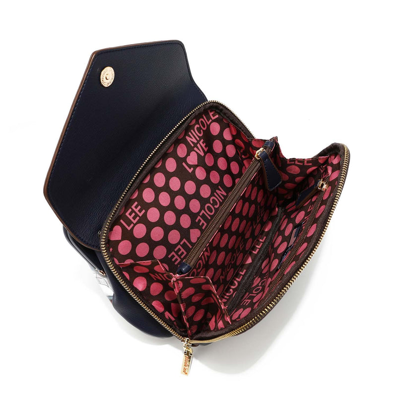 Bandolera with Kisslock brooch
