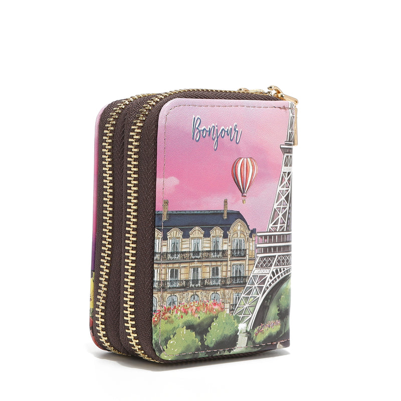 Fashion Functional Portfolio for Double Zip Cards
