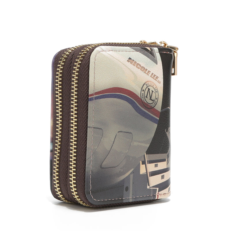 Fashion Functional Portfolio for Double Zip Cards