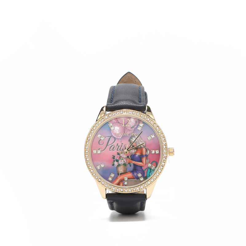 3 -piece set (bandole wallet, watch, cardboard)