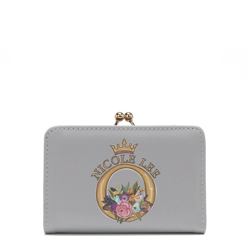 Triple fashion compact portfolio with RFID block
