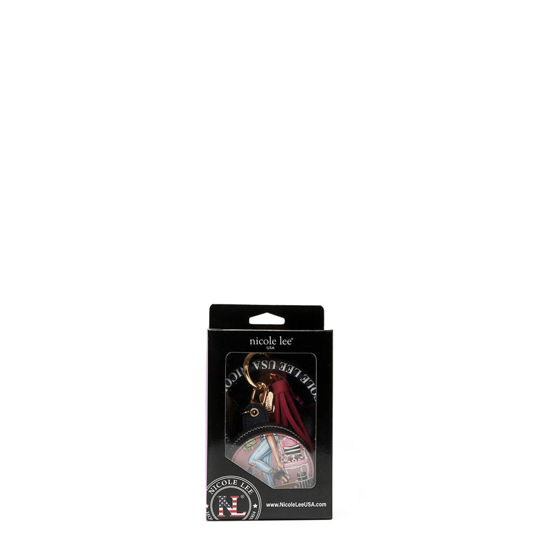 Bracelet with keychain and headache holder