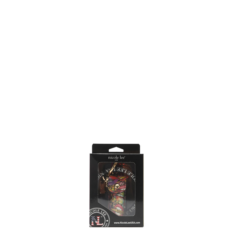 Bracelet keychain with lipstick