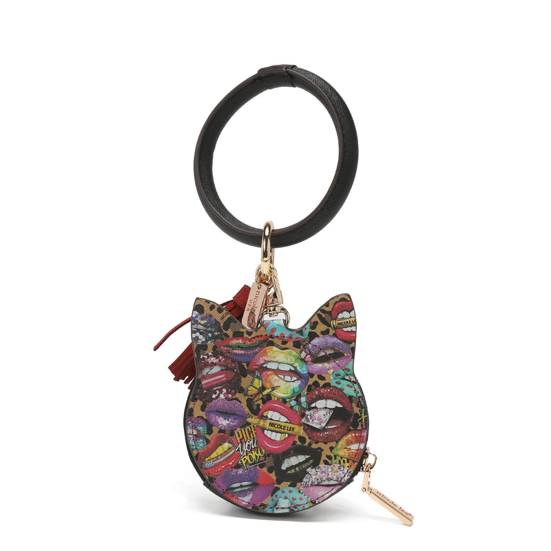 Bracelet with keychain and wallet