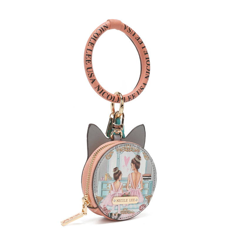 Bracelet with keychain and wallet